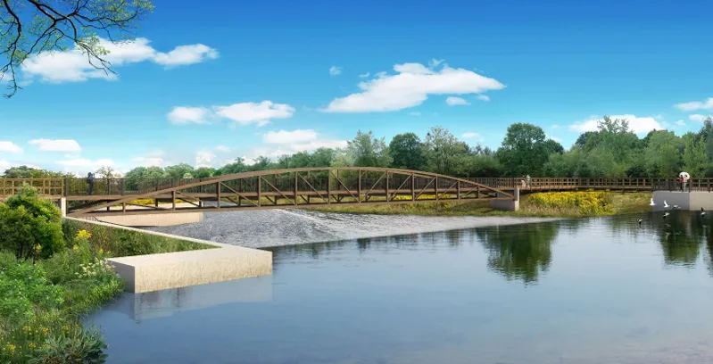Hespeler Pedestrian Bridge (Environmental Assessment) - Bridge concept