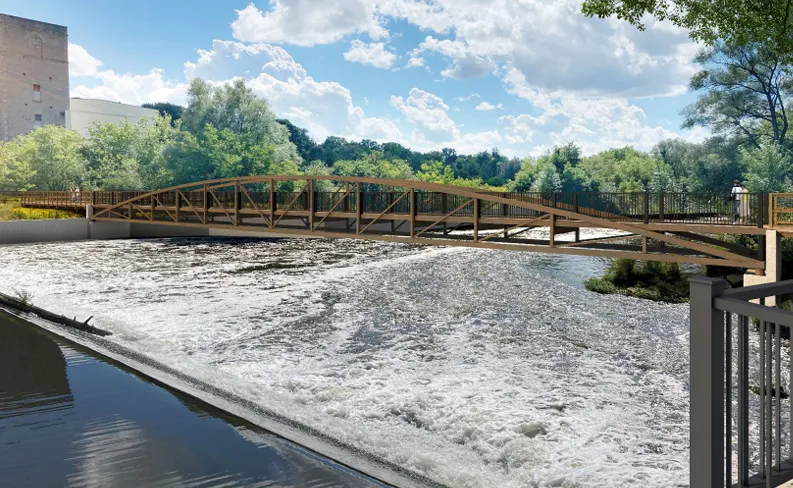 Hespeler Pedestrian Bridge (Environmental Assessment) - Bridge concept